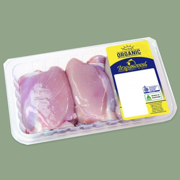 Organic Chicken thigh fillets - Country Meats Direct - Home Delivery Sydney