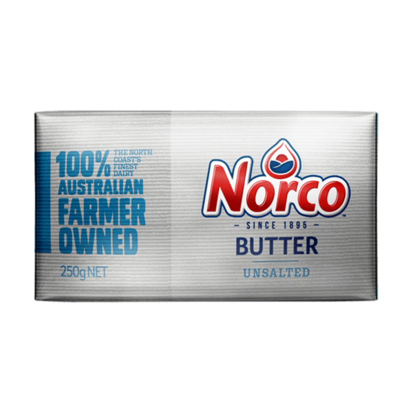 Norco Unsalted Butter 250g - Home Delivery Sydney