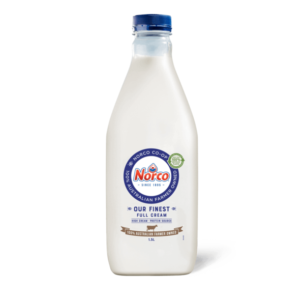 Norco Our Finest 1.5L Full Cream Milk - Home Delivery Sydney