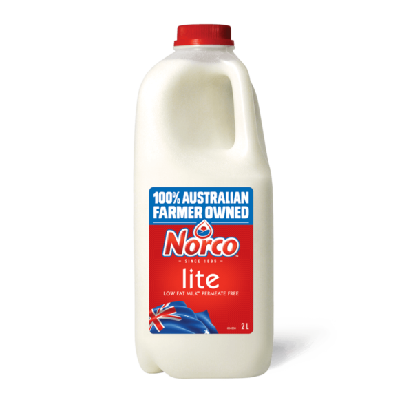 Norco 2L LITE Milk - Home Delivery Sydney