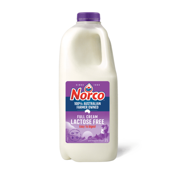 Norco 2L Lactose Free Full Cream Milk - Home Delivery Sydney