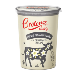 Deluxe Creamy Vanilla 1kg Brownes - Home Delivery Sydney