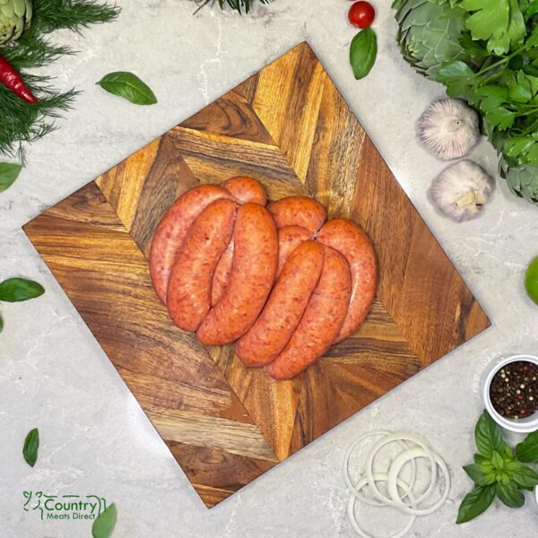 100% Grass Fed, grass Finished Australian black Angus Beef. Tomato & Onion Sausages - Home Delivery Sydney