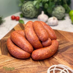 100% Grass Fed, grass Finished Australian black Angus Beef. Tomato & Onion Sausages - Home Delivery Sydney
