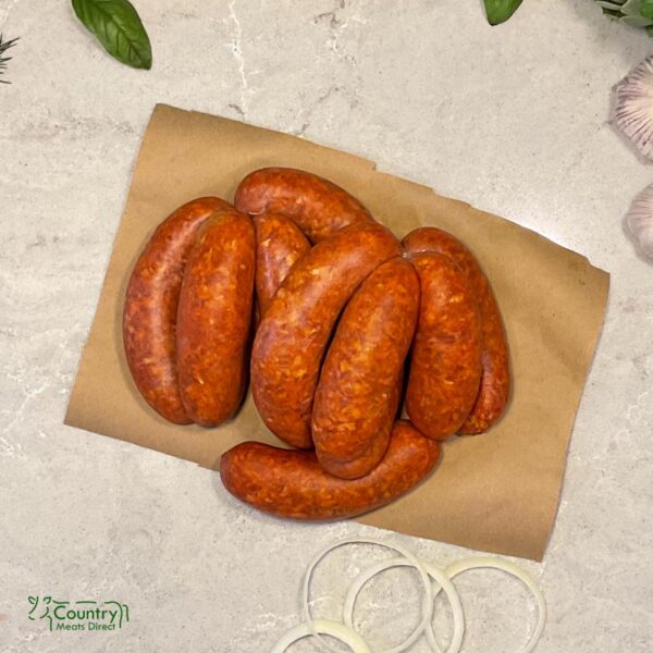 100% Grass Fed, grass Finished Australian black Angus Beef. Tomato & Onion Sausages - Home Delivery Sydney