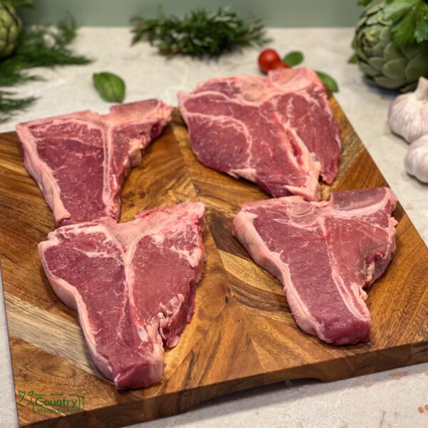 100% Grass Fed & Finish Australian Black Angus T-Bones