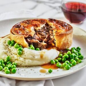 Pepper Steak With Manu's Sauce Pie 2 Pack - Frozen - Broomfields Sydney home delivery country meats direct