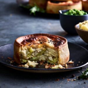 Chicken & Leek Pie 2 Pack - Frozen - Broomfields Sydney home delivery country meats direct