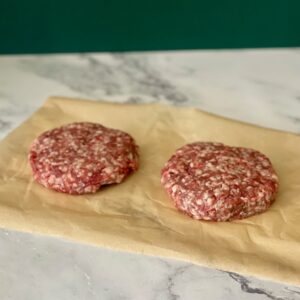 grass fed and grass finished burger patty 2 pack Hungerford meat co country meats direct home delivery sydney