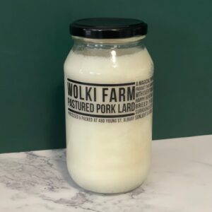 Pork Lard 500ml - Wolki Farm homed delivery sydney