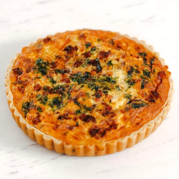 `Family Quiche Lorraine - Frozen Gluten Free - Wholegreen Bakery Sydney home delivery country meats direct