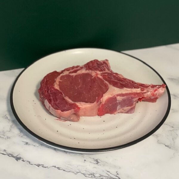 grass fed and grass finished rib eye on the bone steak Sydney home delivery